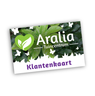 Klantenkaart Klantenkaart Tuincentrum Aralia
